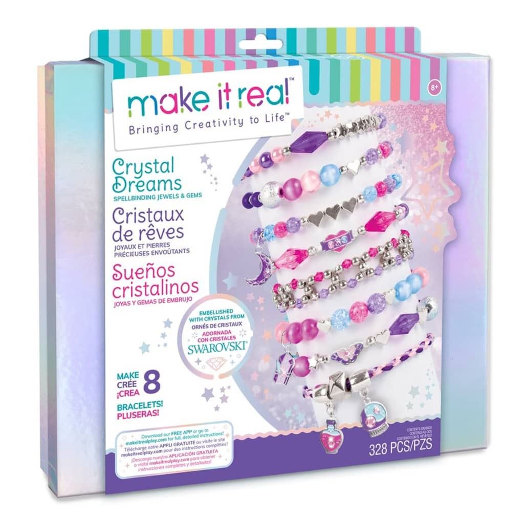 Make It Real Crystal Dreams: Magical Jewelry w/ Swarovski Cryst Craft Kit