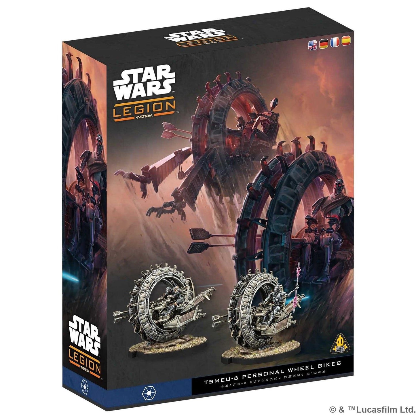 Star Wars: Legion - TSMEU-6 Personal Wheel Bike Miniatures