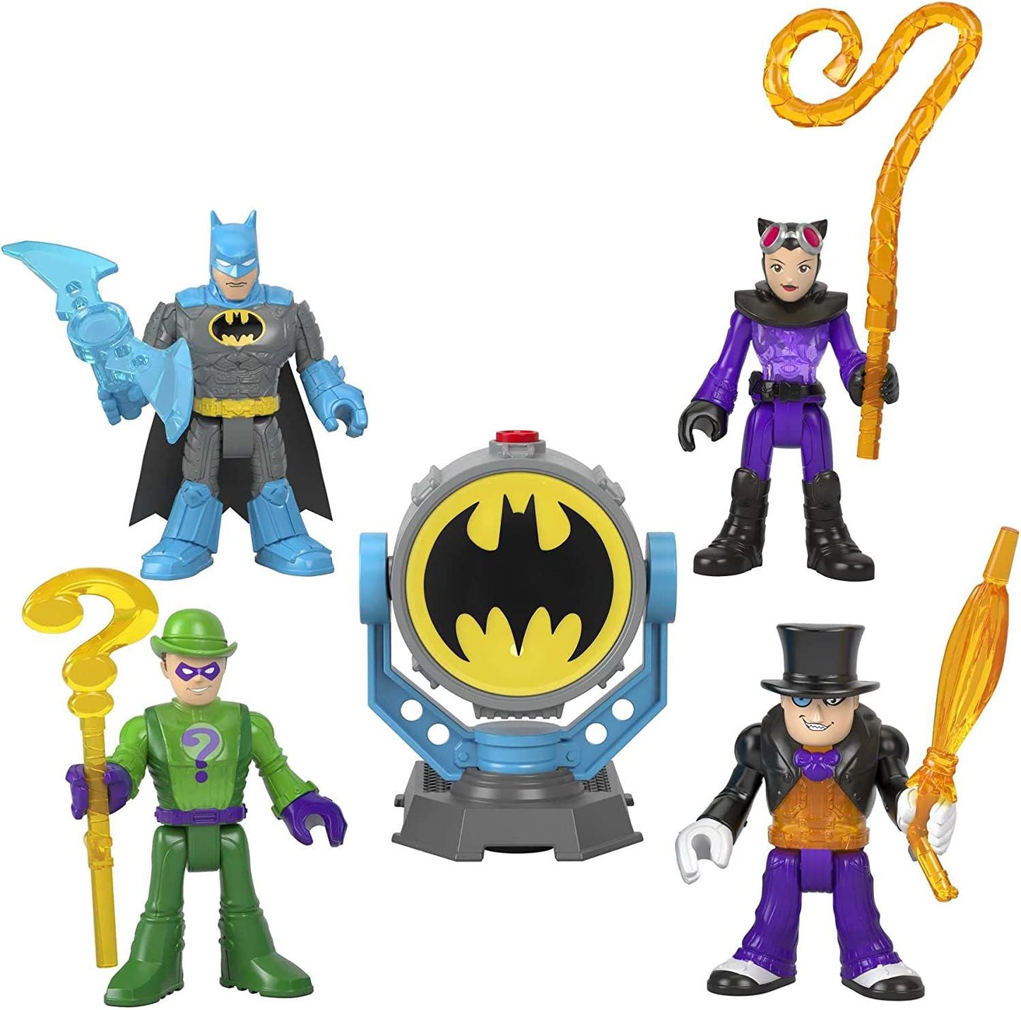 Imaginext DC Super Friends Bat-Tech Bat-Signal Multipack Figures