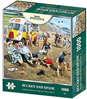 Kevin Walsh Nostalgia Collection Bucket & Spade 1000 Piece Jigsaw Puzzle