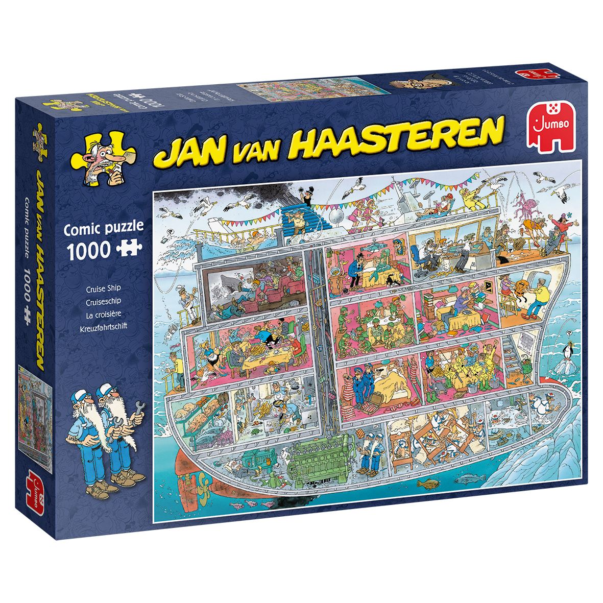 Jumbo Jan van Haasteren Cruise Ship Jigsaw Puzzle - 1000 pieces