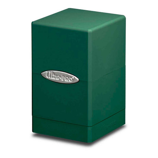 Ultra Pro Green Satin Tower Deck Box