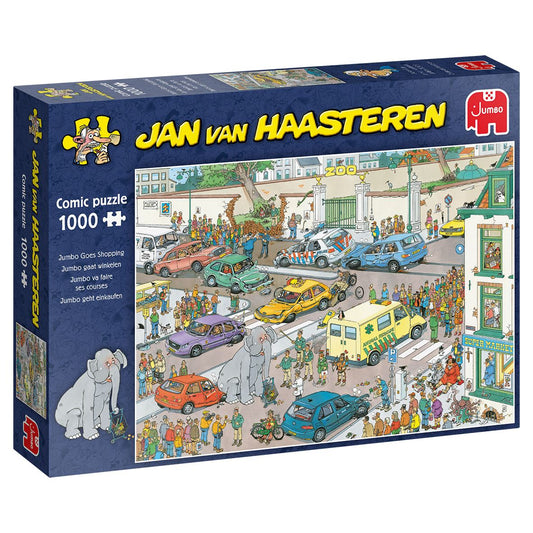 Jumbo Jan van Haasteren Jumbo Goes Shopping Jigsaw - 1000 Pieces