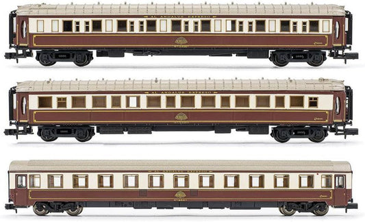 Arnold RENFE 3-unit Set Al-Andalus 2xWL Sleeping Car 10000 period