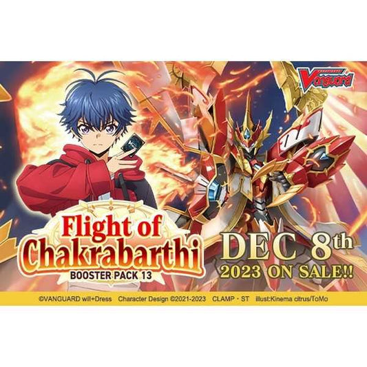 Cardfight!! Vanguard Pack 13 - Flight of Chakrabarthi Booster Box (16 Packs)