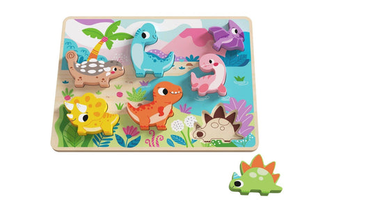 Tooky Toy Chunky Puzzle - Dinosaur