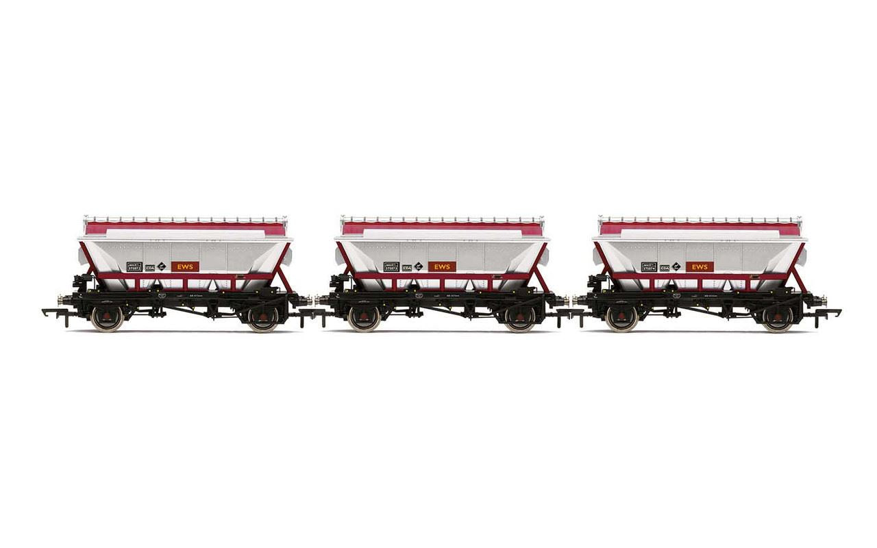 Hornby CDA Hopper Wagons, Three Pack, EWS - Era 9