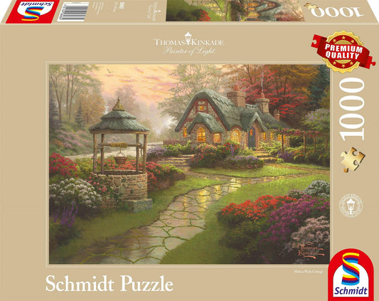 Thomas Kinkade: Make a Wish Cottage Jigsaw Puzzle - 1000 Pieces