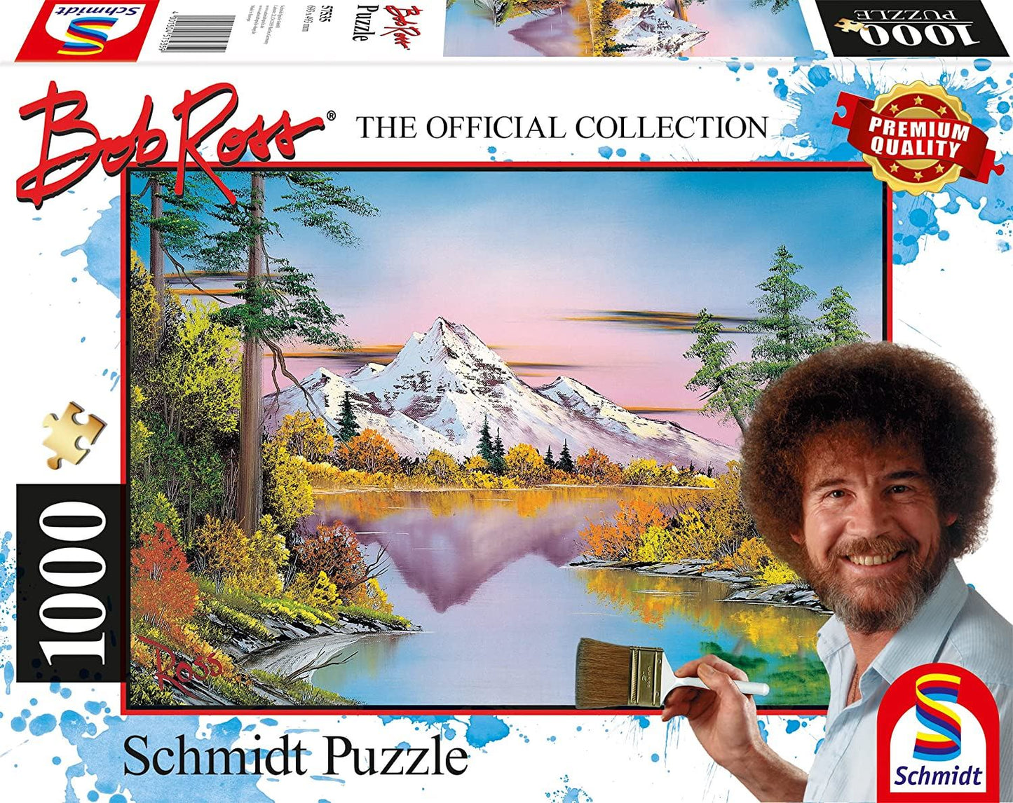 Schmidt Bob Ross: Reflections 1000 Piece Jigsaw Puzzle