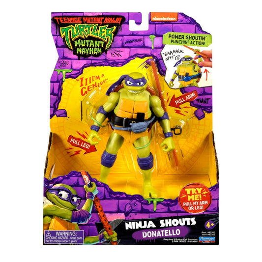 Teenage Mutant Ninja Turtles TMNT Movie Ninja Shouts Donatello