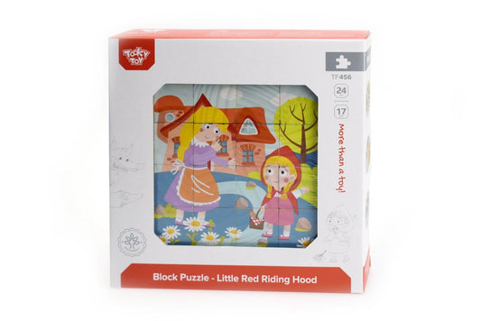 Tooky Toy Wooden Block Puzzle - Little Red Riding Hood