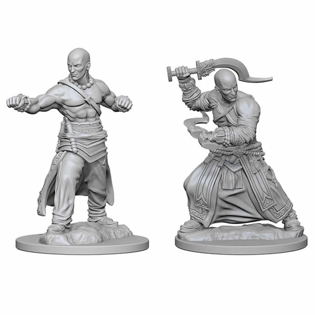 Pathfinder Deep Cuts Unpainted Miniatures (W1) 100DEEP Human Male Monk