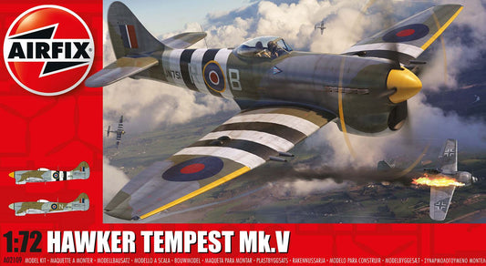 Airfix Hawker Tempest Mk.V Series 2 Aircraft 1:72 Model Kit