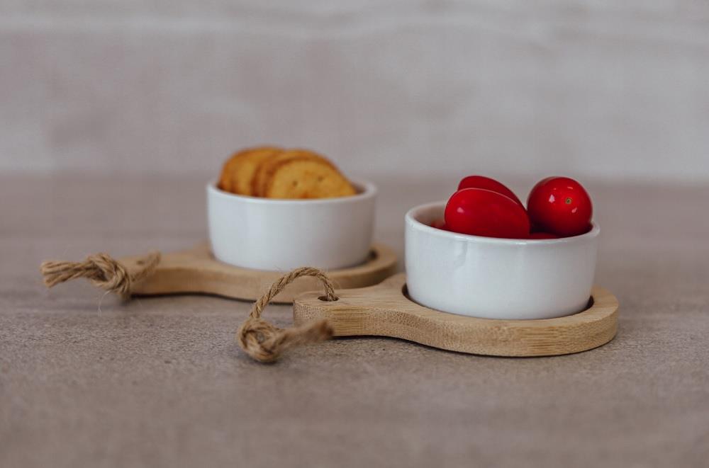 Mini Serving Bowl & Tray - 2pcs Set