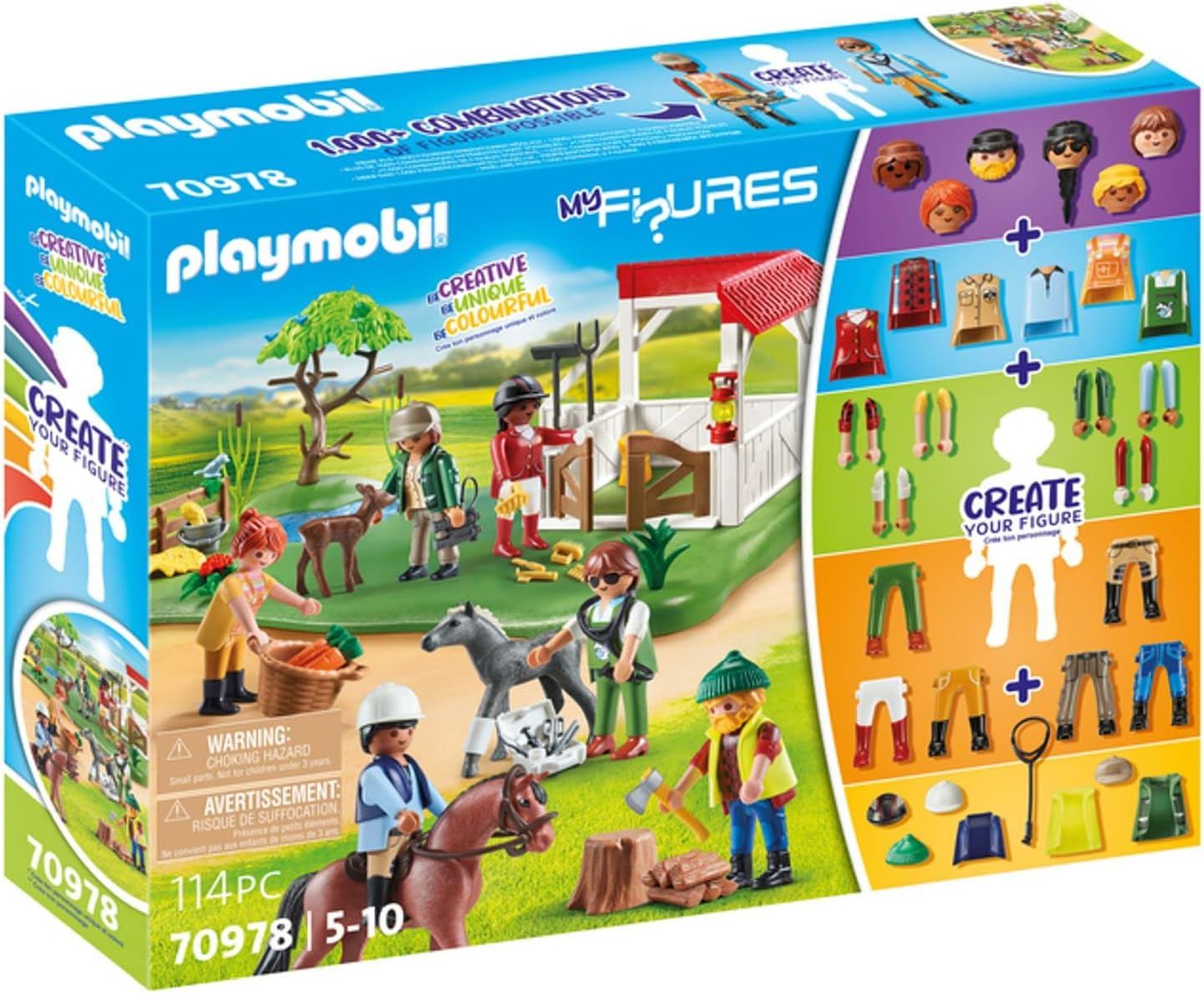 Playmobil My Figures Horse Ranch Playset (70978)