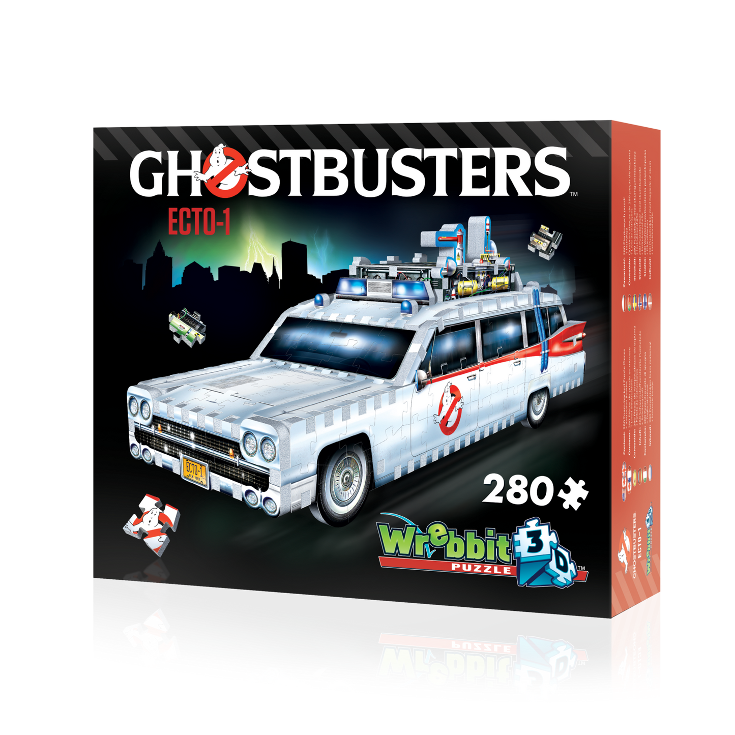 Wrebbit 3D Ghostbusters: ECTO-1 Jigsaw Puzzle - 280 Pieces