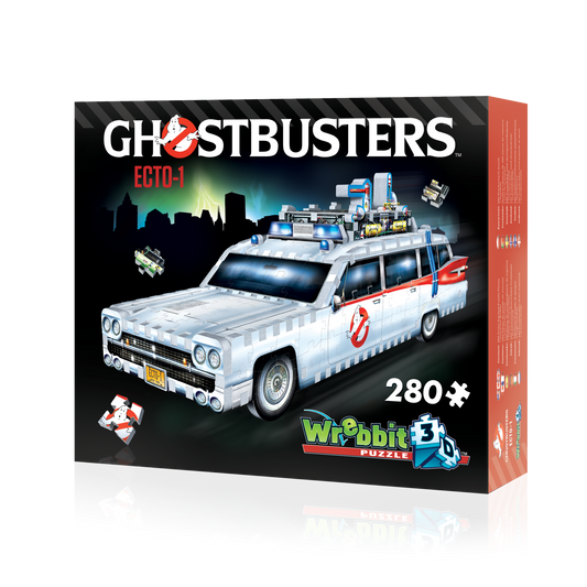 Wrebbit 3D Ghostbusters: ECTO-1 Jigsaw Puzzle - 280 Pieces