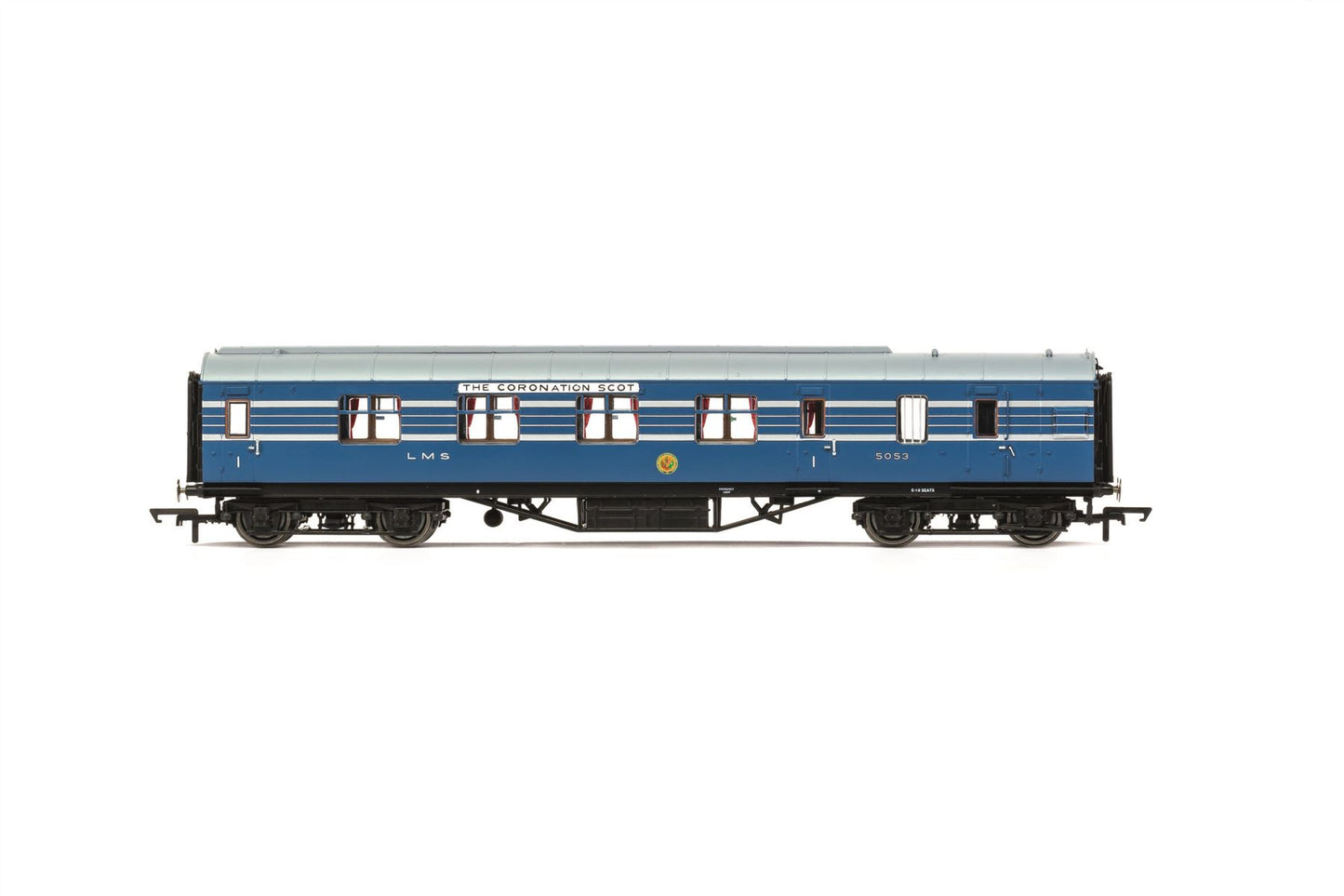 Hornby LMS, Stanier D1961 Coronation Scot 57' BFK, 5053- Era 3