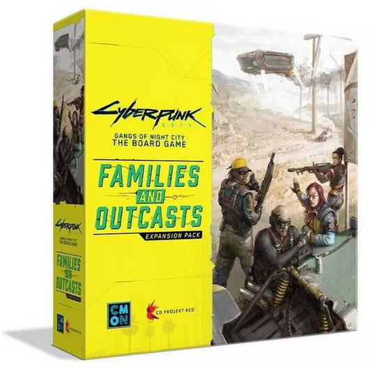 Cyberpunk 2077 Gangs of Night City Families and Outcasts Expansion Board Game