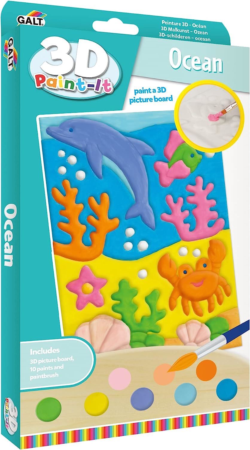 Galt Toys - 3D Paint-It Ocean Craft Kit