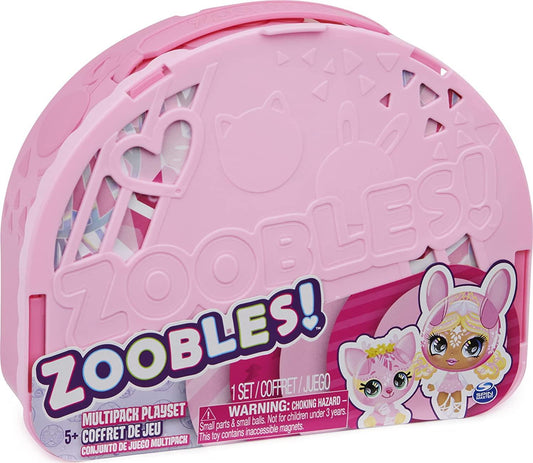 Zoobles Dance Studio Multipack Playset and Storage Case with 3 Exclusive Transforming Collectible Figures