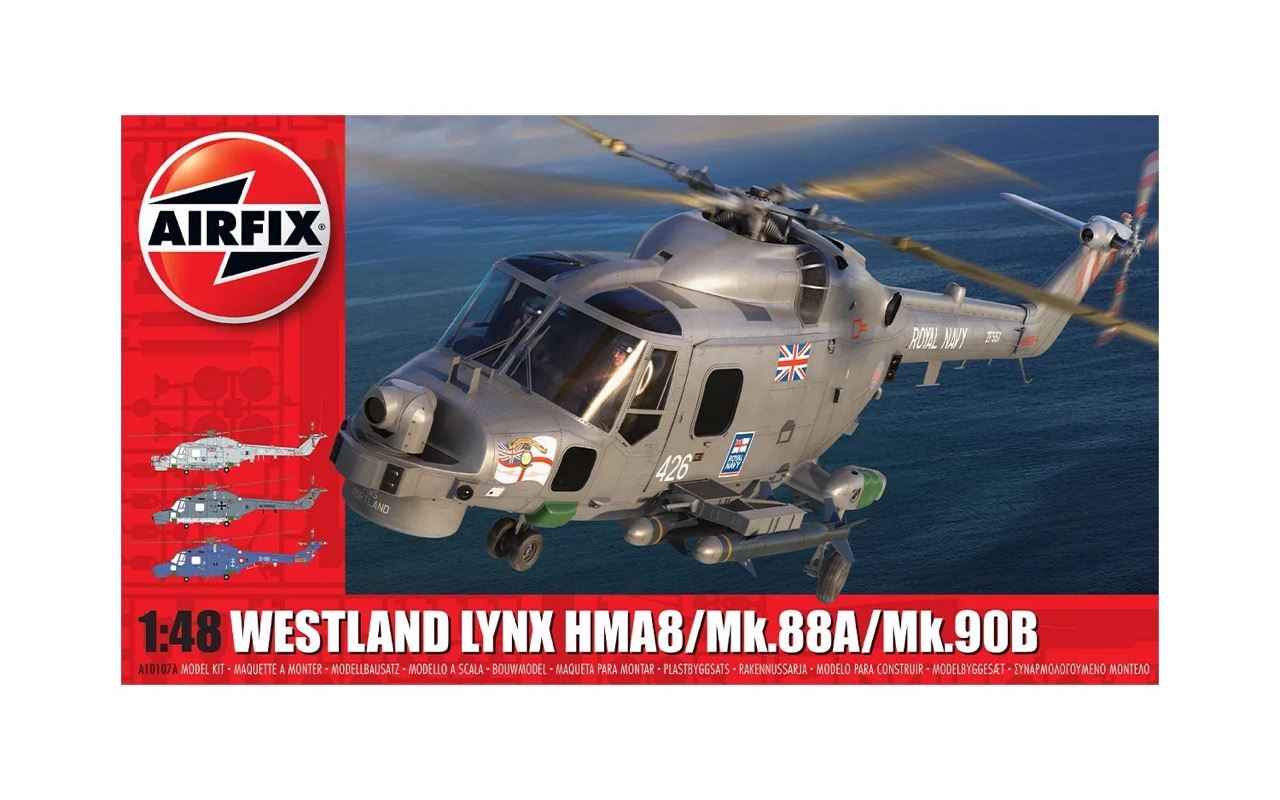 Airfix Westland Navy Lynx Mk.88A/HMA.8/Mk.90B 1:48 Model Kit