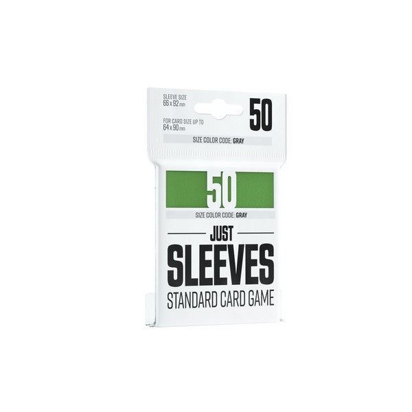 Gamegenic Just Sleeves: 50 Standard Card Game Green
