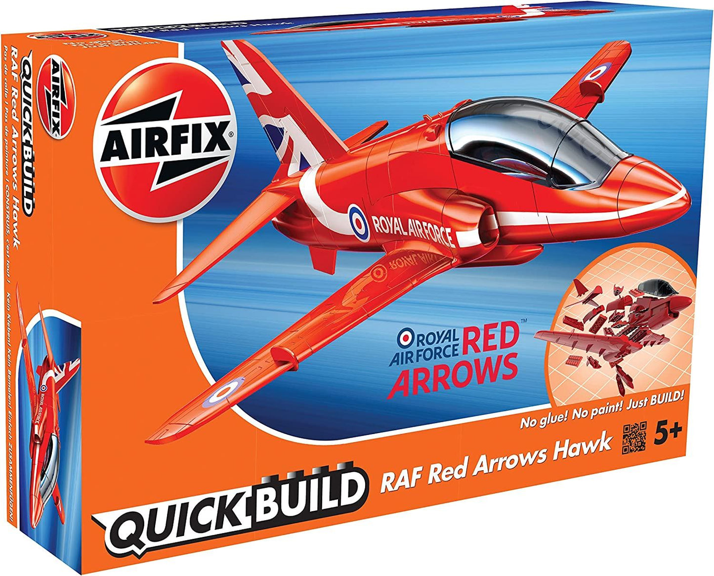 Red Arrows Hawk Quickbuild Air Fix Model Kit