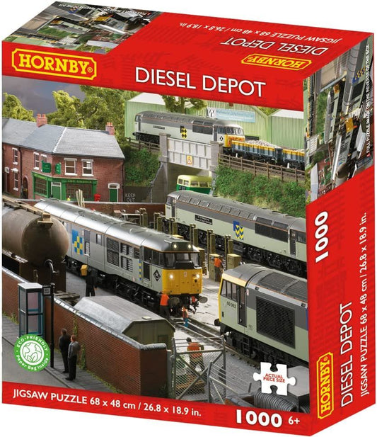 Hornby Diesel Depot 1000 Piece Jigsaw Puzzle