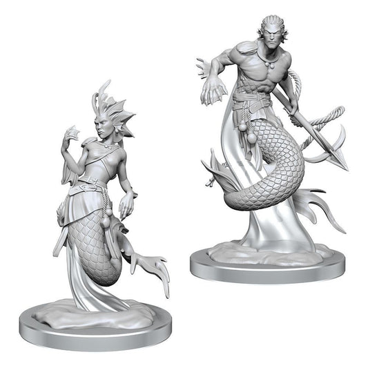 D&D Nolzur's Marvelous Miniatures Unpainted Miniatures 2-Pack Merfolk