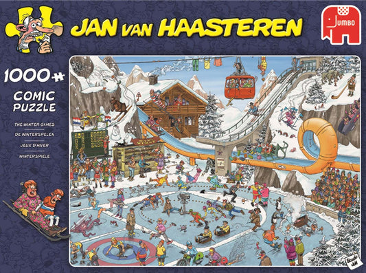 Jumbo Jan Van Haasteren The Winter Games Jigsaw Puzzle - 1000 Pieces
