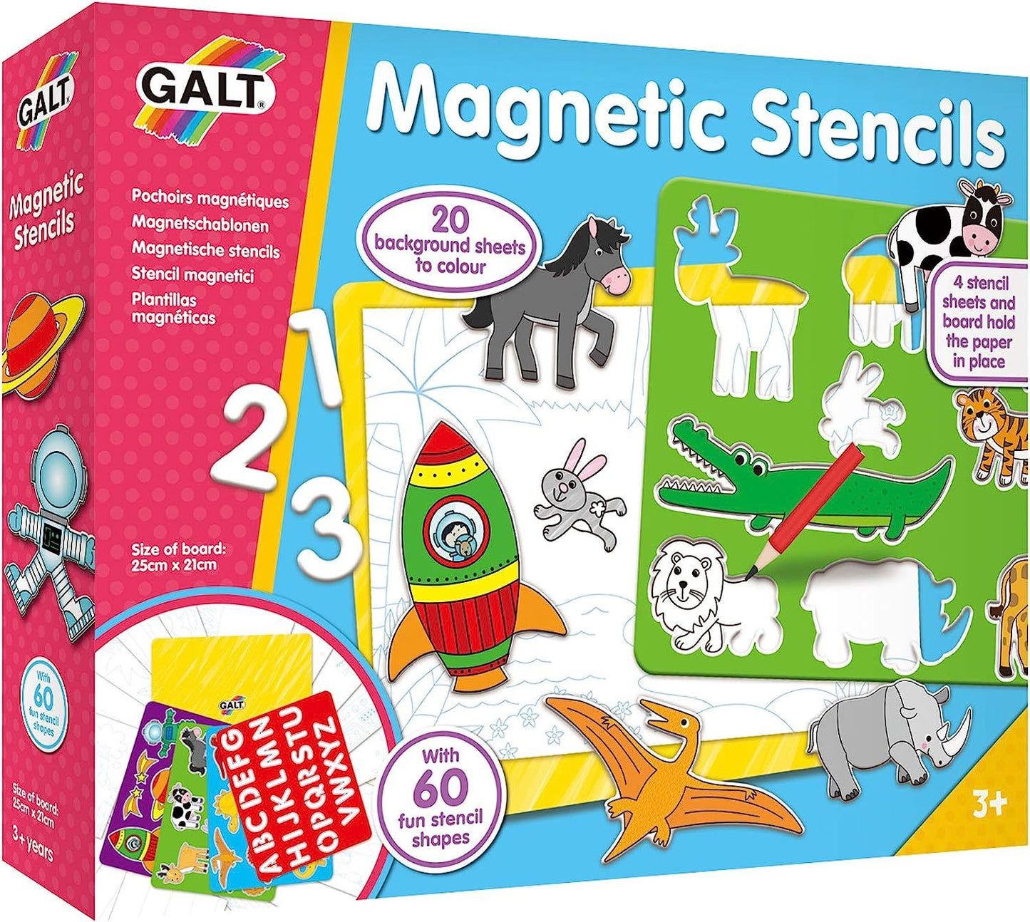 Galt Toys - Magnetic Stencils Play & Learn Toy