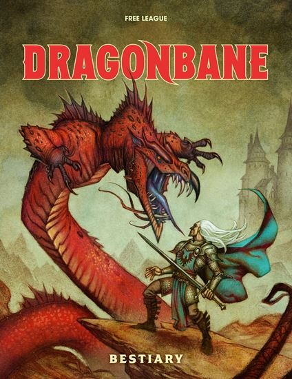 Dragonbane Bestiary Rules Supplement Hardback Source Book