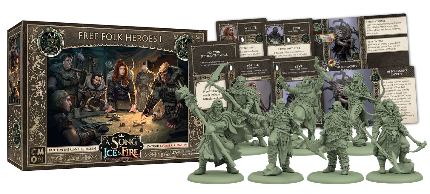 Free Folk Heroes Box 1: A Song Of Ice & Fire Expansion