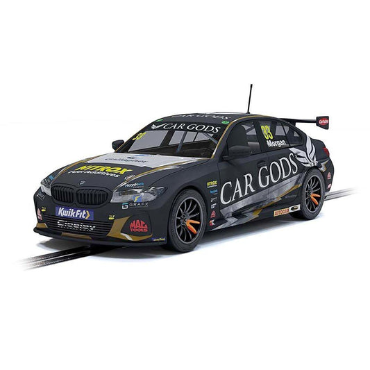 Scalextric BMW 330i NGTC BTCC Ciceley Motorsport 2021 Adam Morgan. Touring BTCC British Touring Car Championship Slot Car (Black/Gold)