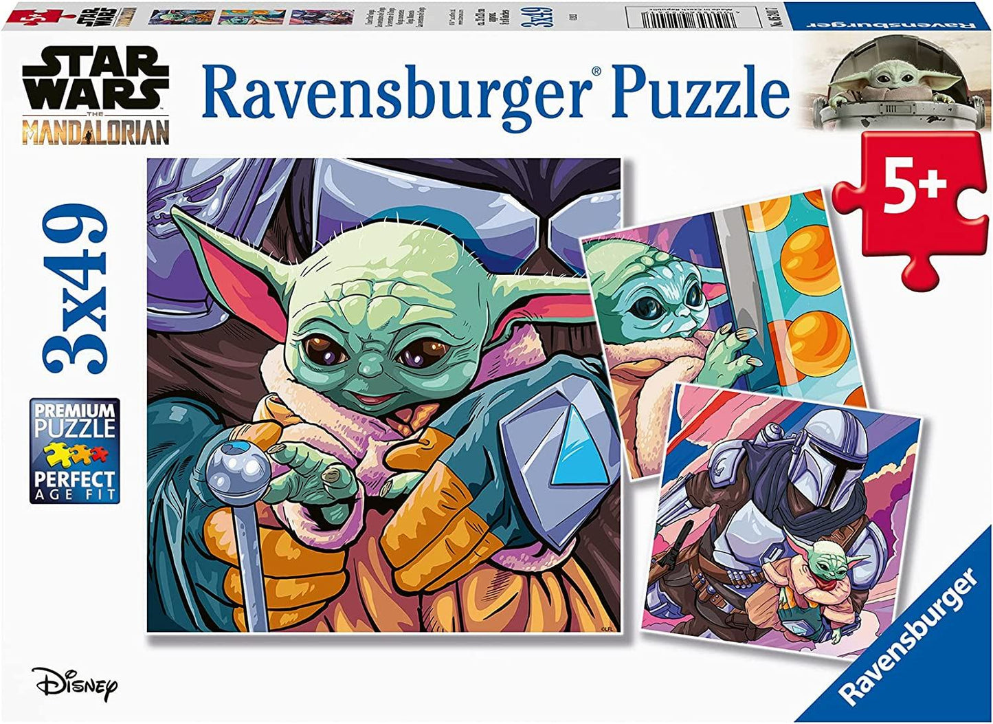 Mandalorian Jigsaw Puzzle - 3x 49 Pieces