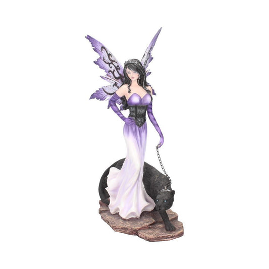 Nemesis Now Panthea Purple Fairy and Panther Companion 29cm