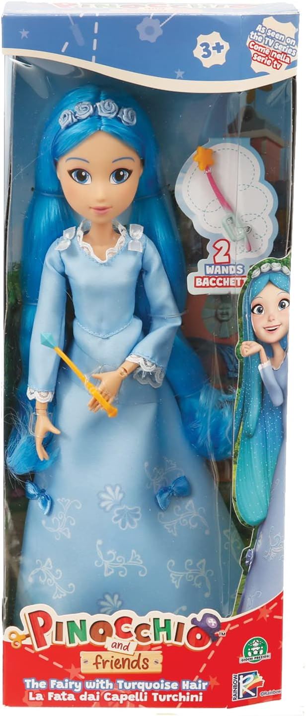 Pinocchio and Friends Fairy with Turquoise Hair Doll