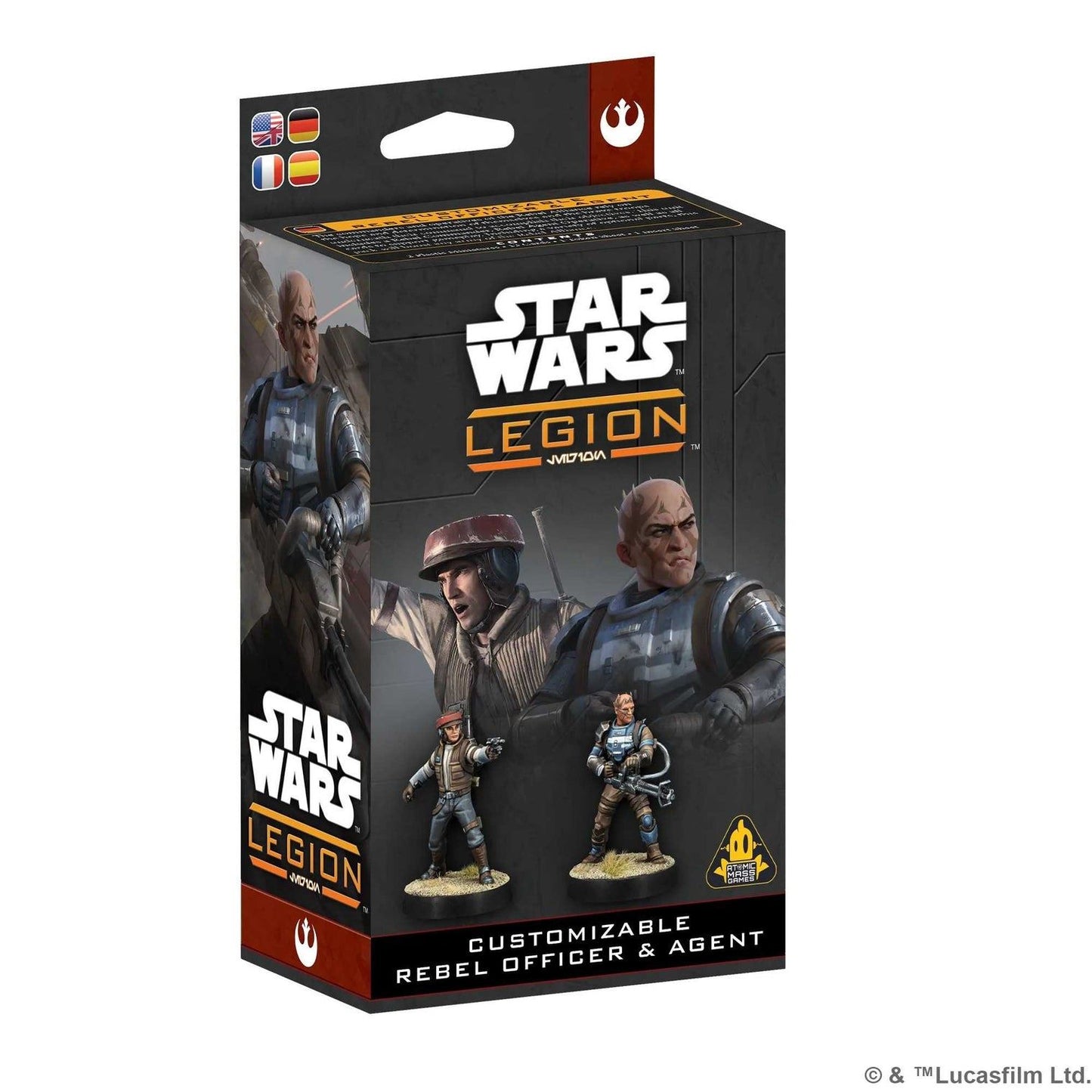Star Wars: Legion - Customisable Rebel Officer & Agent Miniatures