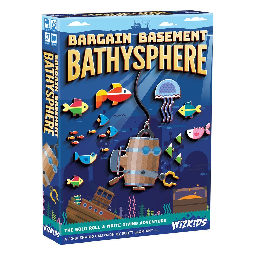 WizKids Roll & Write Dice Game Bargain Basement Bathysphere