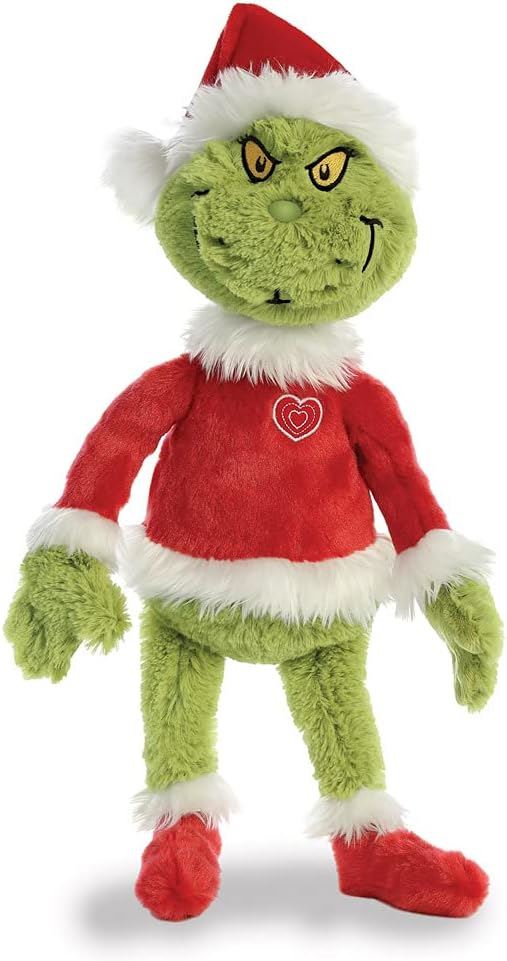 Aurora Dr Seuss Santa Grinch 19 Inch Soft Toy