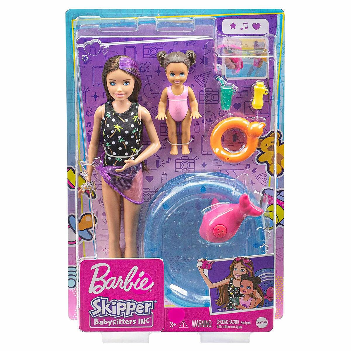 Barbie Babysitter Pool & Toddler Playset