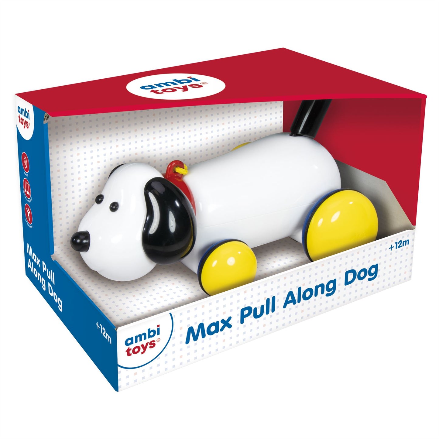 Ambi Toys - Max Pull Along Dog Toy	