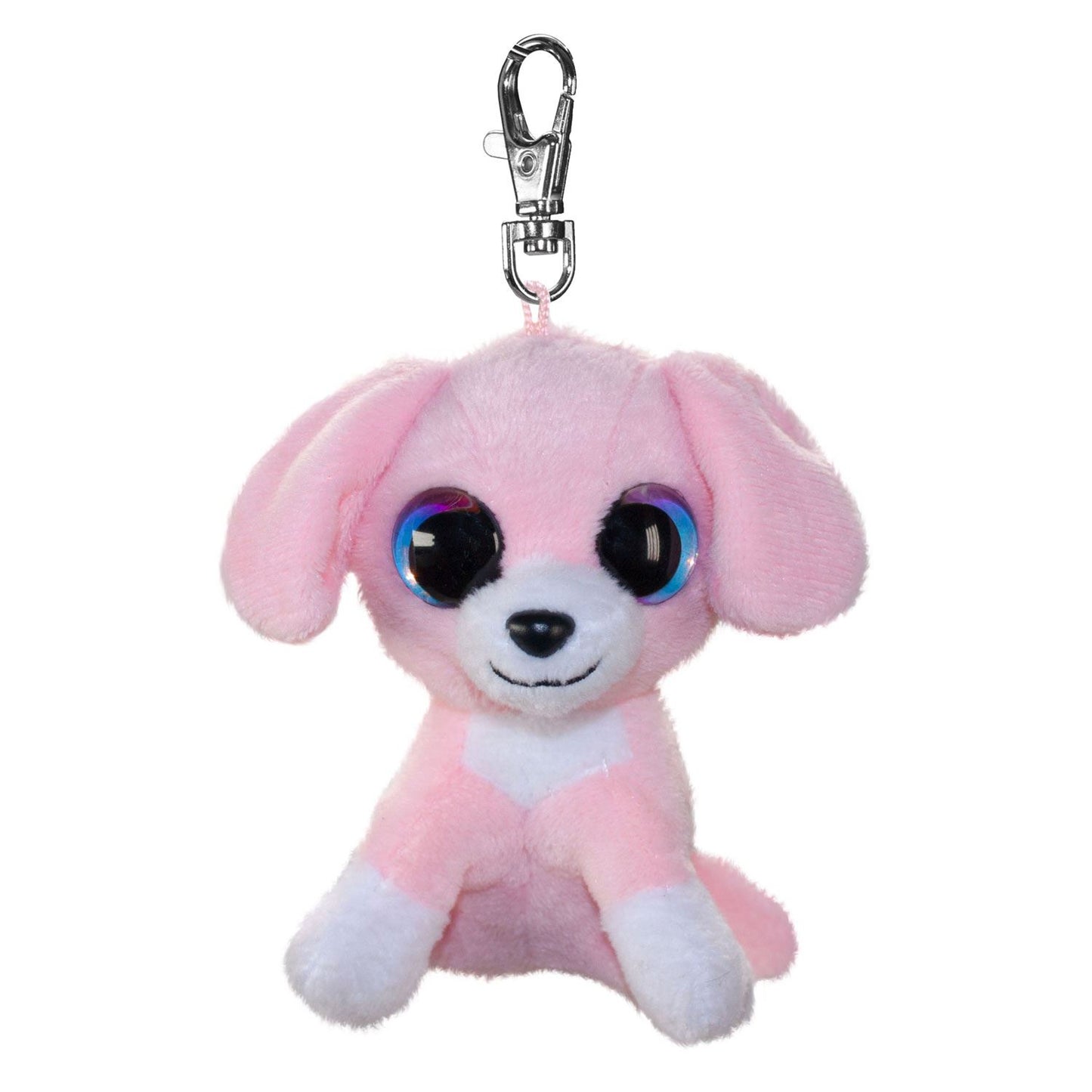 Lumo Stars Mini Keyring - Dog Pinky Plush Toy