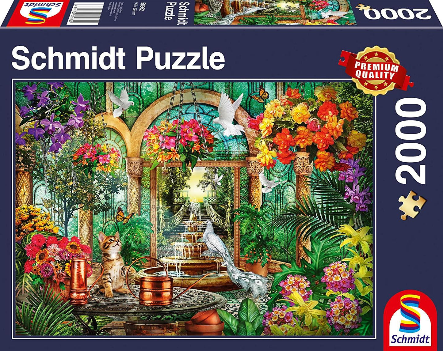 Animals in the Atrium Jigsaw Puzzle - 2000 Pieces
