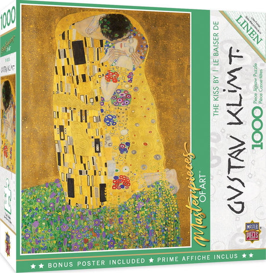 Masterpieces Puzzle Masterpieces of Art the Kiss Puzzle 1000 piece jigsaw puzzle