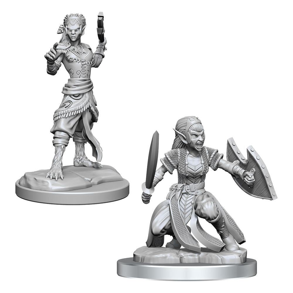 D&D Nolzur's Marvelous Miniatures Unpainted Miniatures 2-Pack Shifter Fighter