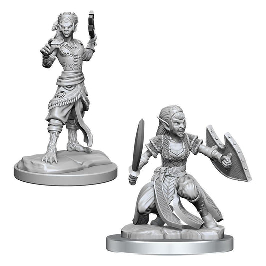D&D Nolzur's Marvelous Miniatures Unpainted Miniatures 2-Pack Shifter Fighter