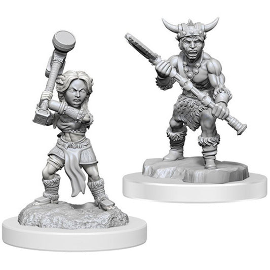 D&D Nolzur's Marvelous Unpainted Miniatures (W18) Halfling Barbarians