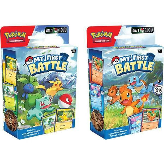 Pokemon TCG: My First Battle Bulbasaur vs Pikachu/Charmander vs Squirtle (1 At Random)